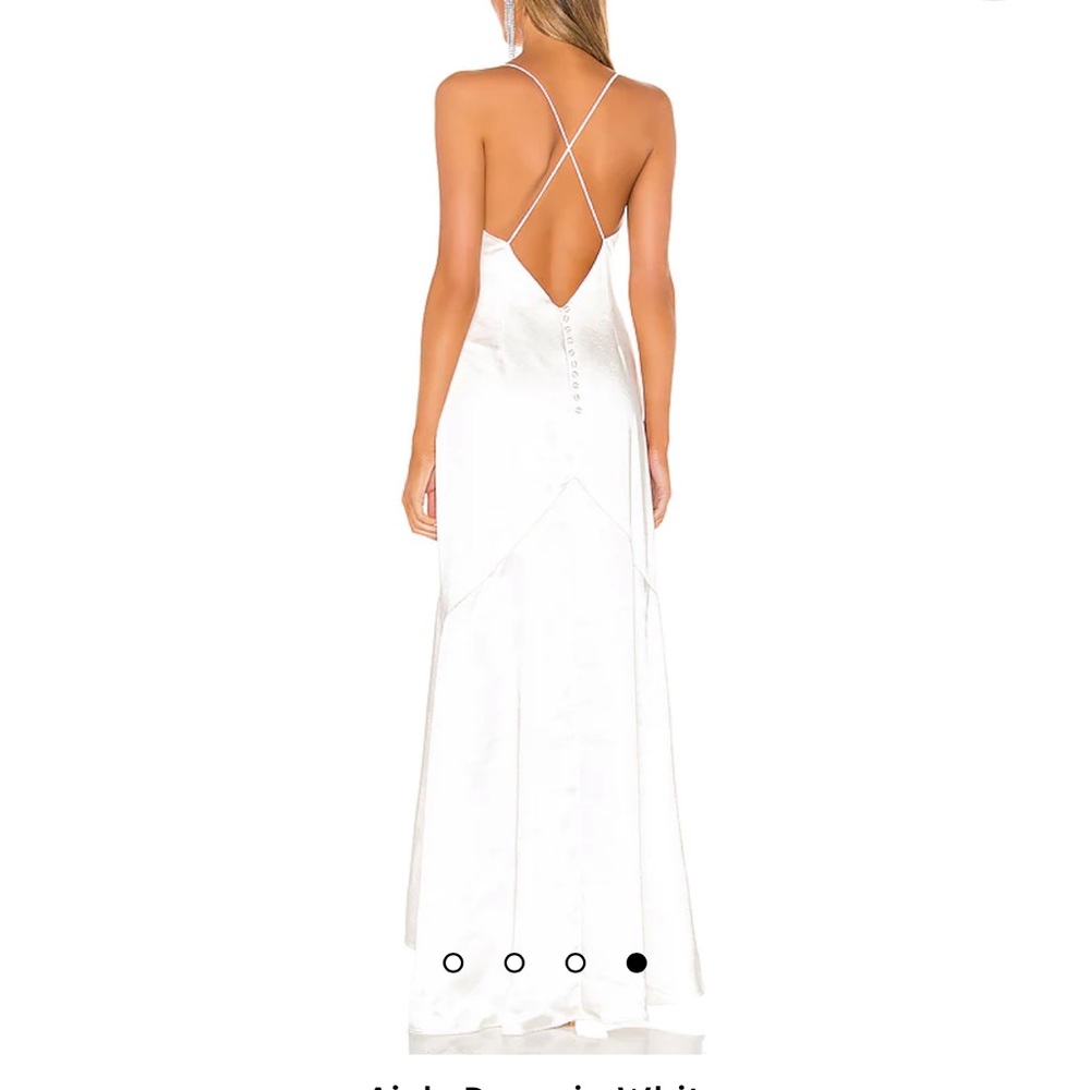 Maxi Satin Cowl Neck Prom/Wedding Dress